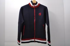 中古 レディース チャンピオンゴルフ Champion ジャケット L 紺 ネイビー 長袖ダブルジップ 春秋