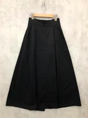 H BEAUTY&YOUTH エイチビューティーアンドユース 1624-257-3203 Aライン 台形 スカート sizeS/黒 ■◇レディース