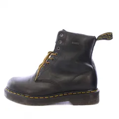 ドクターマーチン DR.MARTENS ショートブーツ レースアップ 厚底 レザー 8ホール UK7 黒 ブラック 1460WP /BB