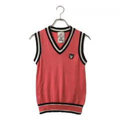 中古 レディース ジュン＆ロペ JUN&ROPE ベスト M  ピンク Vネックニット 春秋