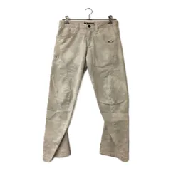 中古 メンズ オークリー OAKLEY パンツ 34インチ 薄グレー ロングパンツ 3D 総柄