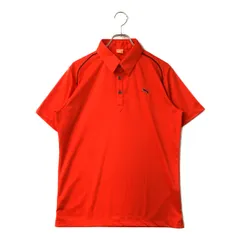 中古 メンズ プーマ PUMA 半袖ポロシャツ O 赤 レッド シンプル