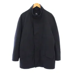 バーバリー ロンドン BURBERRY LONDON スタンドカラージャケット アウター ショート丈 裏地ノバチェック 48 紺 ネイビー /BB