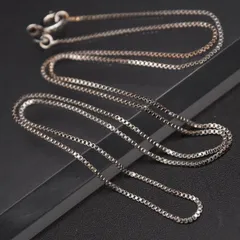 M123 ヴィンテージ 925刻印 ネックレス ベネチアンチェーン デザイン シルバー