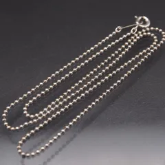 M167 ヴィンテージ SILVER 925 STERLING刻印 ネックレス ボールチェーン デザイン シルバー