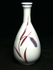 幽玄】李朝時代 白磁染付李朝小壺 共箱 金継 山品啓録蔵 時代 朝鮮 李