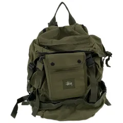 STUSSY (ステューシー) ★★ ⑤ 古着 ARMY　BACKPACK　2000s　 メンズ カーキ FREE