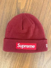 シュプリーム ニューエラ ビーニー バーガンディ
