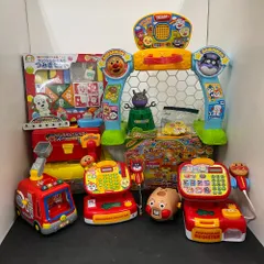 06w12604 アンパンマン いないいないばあ 等 幼児おもちゃセット 【部品欠品あり】  アンパンマンフードコート・レジスター他  アンパンマン、わんわん、うーたん  その他TOY  【中古品】