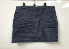 レディース ウォッシュ デニムスカート ミニスカート ヴィンテージ