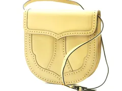 イヴサンローラン　ヴィンテージ　ショルダーバッグ　レザー　（日本ライセンス）　ベージュ系　Yves Saint Laurent　18711501