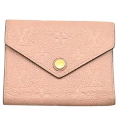 LOUIS VUITTON ルイヴィトン モノグラムアンプラント ポルトフォイユ ヴィクトリーヌ 三つ折り財布 ピンク K2602-k062NP
