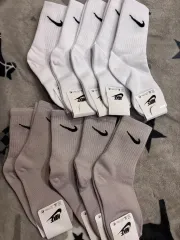ナイキ キッズ 靴下 白+グレー まとめ売り 180-210CM