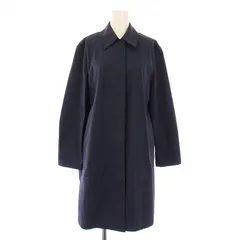 セオリー Theory 24SS SLEEK TRENCH CL CAR COAT スリークトレンチCLカーコート アウター ロング丈 ステンカラー P 紺 ネイビー /BB
