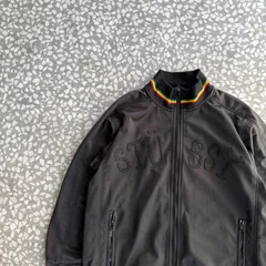 STUSSY / raster track jacket オールドステューシー　トラックジャケット　ラスタカラー　ジャージ　ストリート　ビッグロゴ　sk8