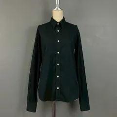Ralph Lauren Sports L/S Shirt SLIM FIT Black ラルフローレン スポーツ 長袖シャツ ブラウス ストレッチ ワンポイント刺繍 無地 ブラック 黒 レディース
