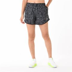  ニューバランス ランニングパンツ レディース Newbalance 5インチミッドライズショーツ（インナーなし） 吸汗速乾 ショートパンツ マラソン   陸上 トレーニング  総柄 短パン ボトムス 黒 服  /AWS4105Y-BK