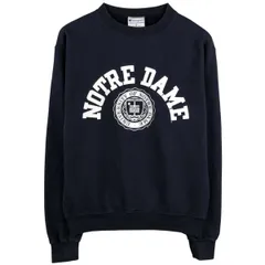 古着 チャンピオン Champion AUTHENTIC ATHLETICWEAR NOTRE DAME ノートルダム大学 カレッジスウェットシャツ トレーナー/eaa610626