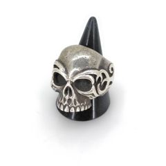 Lee Downey リーダウニー Sculpted Skull Ring - メルカリ
