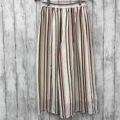 【 LAUTREAMONT 】ストライプワイドパンツ Mサイズ