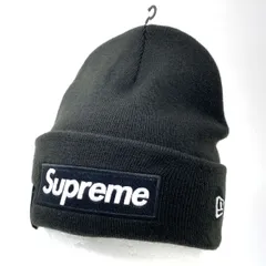 【未使用】Supreme×New Era シュプリーム ニューエラ BOX LOGO ビーニー ニットキャップ ブラック ワンサイズ