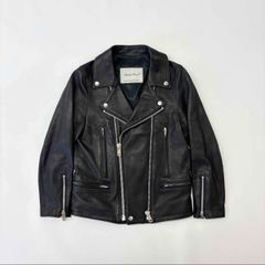 undercover アンダーカバー ライダース レザー ブラック 2 - メルカリ