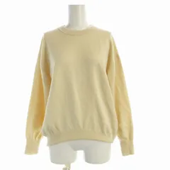 ナノユニバース nano universe 吸湿発熱マシンウォッシャブルクルーネックニット セーター プルオーバー 長袖 F アイボリー 673-4222349 /RO