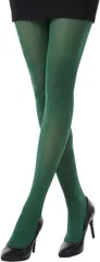 TOMOTHY カラータイツ 100デニール カラーストッキング レディース 大きいサイズ コスプレ 厚手 (ダークグリーン,  Free Size)