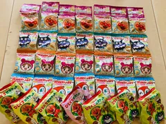 不二家　ビスケット詰合せ　全14個　アンパンマン4連コロコロビスケットボーロ×7　ひとくちビスケット×7のサムネイル