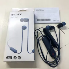 C775  SONY ワイヤレスステレオヘッドセット SONY WI-C100 ブルー