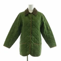 マッキントッシュ MACKINTOSH キルティングジャケット アウター 襟コーデュロイ 32 XXS 緑 グリーン /NQ ▲H