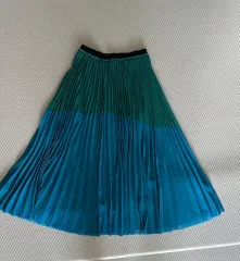 ZARA プリーツ ロング スカート 66 77 サイズ