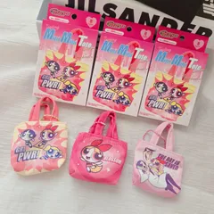 パワーパフガールズ キーチェーン シークレットミニミニトートティーズファクトリー コレクション雑貨 キャラクター グッズ　3個セット