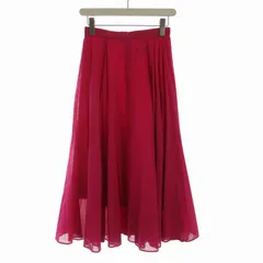 ユナイテッドアローズ UNITED ARROWS フレアスカート マキシ ロング 36 ピンク 1524-162-4608 /RO