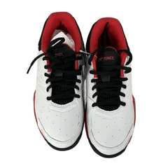 YONEX SHT105 パワークッション テニスシューズ 23cm WHITE/RED ヨネックス 未使用 Y10838575