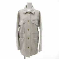 バナナリパブリック BANANA REPUBLIC シャツジャケット CPO M オイスターパールカラー /UO ■MA