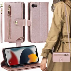 iPhone SE 第二世代 第三世代 適用 iPhone7 iPhone8 iPhoneSE 2020 2022 iPhone SE 第2世代 第3世代 通用 SE2 SE3 ケース 手帳型 ショルダー カードケース アイフォン