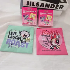 パワーパフガールズ ミニポーチ シークレットスクエアポーチ ティーズファクトリー コレクション雑貨 キャラクター グッズ　2個セット