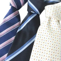 ダンヒル dunhill ネクタイ シルク 3本セット レジメンタル 総柄 ベージュ ネイビー ブラック 