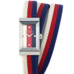 GUCCI グッチ トリコロール 147.5 クオーツ アナログ表示 レディース 