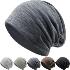 ニット帽 ソフトガーゼ シンプルなデザイン・肌に優しい・締め付け感ゼロ [MECOLO] オールシーズン ストレッチ性 柔らかい 綿 無地 ロールアップワッチ ビーニー ニットキャップ ガーゼ帽子 サマーニット帽 医療用帽子 メンズ レディース