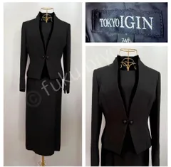 TOKYO IGIN ブラックフォーマル ワンピーススーツ サイズ7AR
