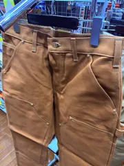 carhartt カーハート⚫︎パンツ　ルーズ フィット ダック ダブルニーペインターパンツ　ワークパンツ　ブラック　カーハートブラウン　30 32 34 36