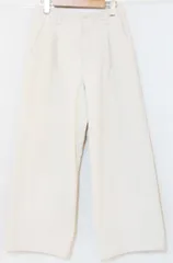 【中古】 JOURNAL STANDARD relume レディースコーデュロイパンツ 38 JOURNAL STANDARD relume/ウォッシャブルコーデュロイタックワイドパンツ/38/白 ホワイト/25-030-462-1090-4-0