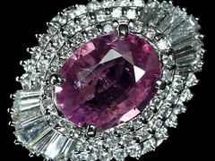 ブラジル産アレキサンドライト 0.702ct ダイヤ 0.45ct リング - メルカリ