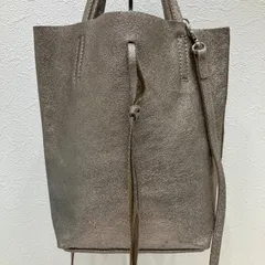 9096　ANDREA CARDONE　アンドレアカルドネ　 ハンドバッグ　2way　ショルダーバッグ　 ゴールド系　レザー　レディースのサムネイル