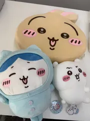 D【美品】ちいかわ　ぬいぐるみ　クッション　3点セット　おまとめ