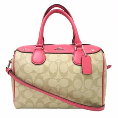 コーチ COACH 2Way バッグ シグネチャー ハンドバッグ PVC レザー F58312  レディース
