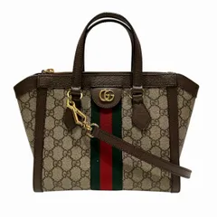 グッチ GUCCI GGスモール オフィディア ハンドバッグ PVC レザー 547551  レディース