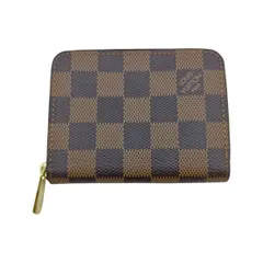 ◎◎LOUIS VUITTON ルイヴィトン ダミエ ジッピーコインパース 財布 コインケース N63070 ブラウン